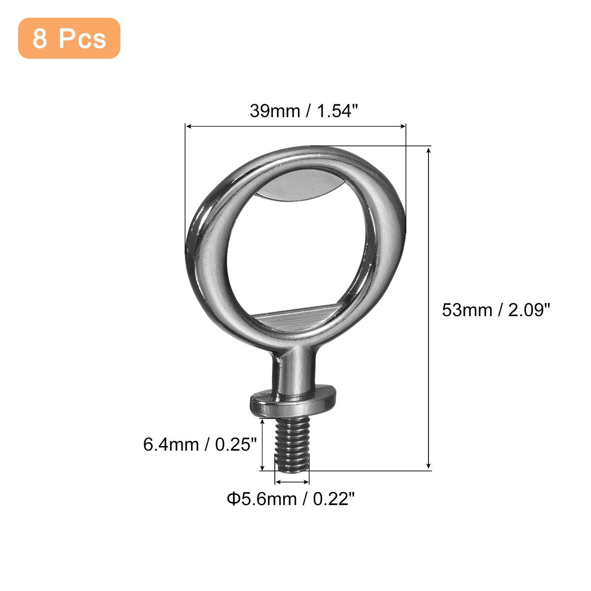 Unique Bargains Zinc Alloy Screw Flat Beer Soda Bottle Opener for Home Party 8 Pcs - thumbnail 2