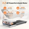DeerRun 3-in-1 Portable Smart 2.5 HP Under Desk Treadmill With LED Display, Installation-Free Treadmill for Home Office, 300 lbs Capacity - 3 of 4