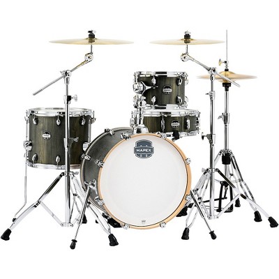  Mapex Mapex Mars Series 4-Piece Bop Shell Pack with 18" Bass Drum Dragonwood Chrome 