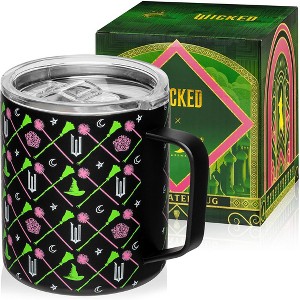 Dragon Glassware x Wicked 12 oz Stainless Steel Camp Mug - Black - 1 of 4