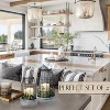 Rustic Farmhouse Lantern Decor Set of 2 - Stylish Decorative Lanterns for Your Living Room, Fireplace Mantle or Kitchen Dining Table - Modern Beauty - 4 of 4