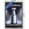 Trends International NHL Florida Panthers - 2024 Stanley Cup Team Logo Framed Wall Poster Prints - 3 of 4