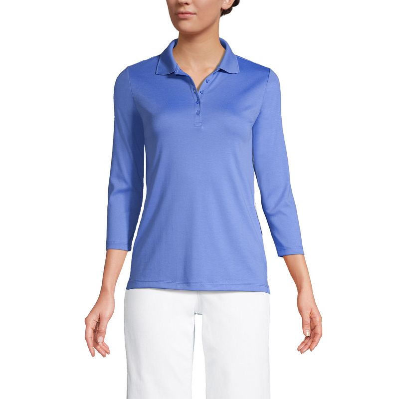 Lands' End Women's Supima Cotton Polo, 1 of 6