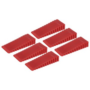 Unique Bargains ABS Anti-Slip Mini Size Wide Applications Door Stop 6 Pcs - 1 of 4