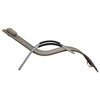 vidaXL Sun Lounger Taupe and Gray Textilene, Aluminum, Powder-Coated Steel - Taupe and Gray - 3 of 4