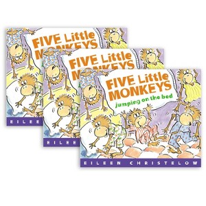 Houghton Mifflin Harcourt Five Little Monkeys Jumping on the Bed Book, Pack of 3 - 1 of 1