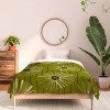 Deny Designs Ayeyokp Retro Daisies Musk Green Twin/Twin XL Comforter and Sham Set (2-3pc Set) - 3 of 4