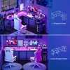 L Gaming Desk, 68" Home Office Desk with File Drawer & Power Outlet - 4 of 4