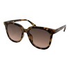 Women's Recycled Plastic Square Tortoise Print Sunglasses - Wild Fable™ Brown - image 2 of 2