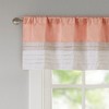 Polyoni Pintuck Light Filtering Striped Window Valance, Lightweight Textured Rod Pocket Top Valance for All Seasons - 2 of 4
