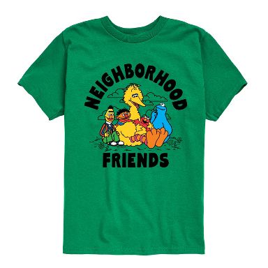 Sesame Street Men's All Good In The Neighborhood Vintage Inspired Tee T- Shirt S