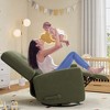 Garvee 360° Swivel Rocker Recline for Adults, Glider Rocking Recliner Nursery Chair for Living Room, Bedroom, Office, Linen - 3 of 4