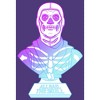 Men's Fortnite Skull Trooper All Hail Glow T-Shirt - 2 of 4