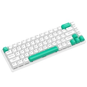 Mechanical keyboard USB Colorful Keyboards 68keys gaming pc Computer key board Backlit mini teclado Musical keyborad nergonomic - 1 of 1