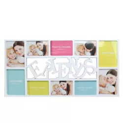 Northlight 28.75" White "Friends" Collage Photo Picture Frame Wall Decoration