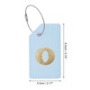 Unique Bargains Luggage Tag Light Blue 1 Pc - 2 of 4