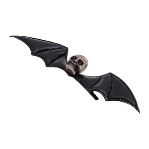 Unique Bargains Women's Halloween Bat Wing Skull Hair Clip 1 Pc - 1 of 4