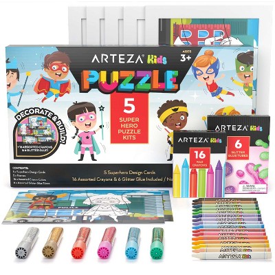 Arteza Kids Superheroes Jigsaw Puzzle Set - 32 Pieces (ARTZ-4434)