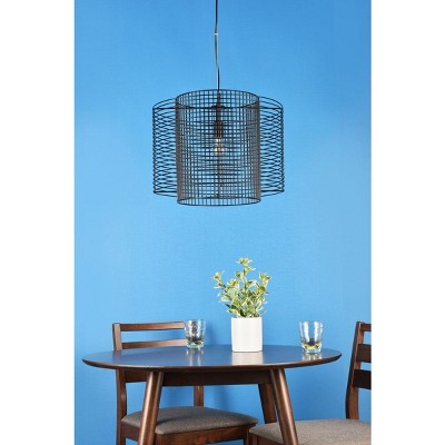 Deleon Black Iron Indoor/Outdoor LED Pendant Light