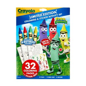 Crayola Limited Edition Coloring and Activity Pad 32 Pages Free Time - 1 of 4