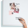 U Brands 16"x16" Flat Front Wood Frame Dry Erase Weekly Natural - 4 of 4