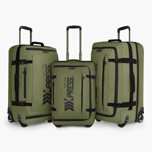 NEW YORK XPRESS TA-069-3PC Luggage, Waterproof Expandable, Soft Shell Suitcase (20", 26", 30") - 1 of 4