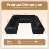 XIZZI Modular Sectional Sofa Couch, L/U-Shape Upholstered Couch, Modern Minimalist Couches for Living Room, Free Combination Deep Seat Corner Couch - 2 of 4