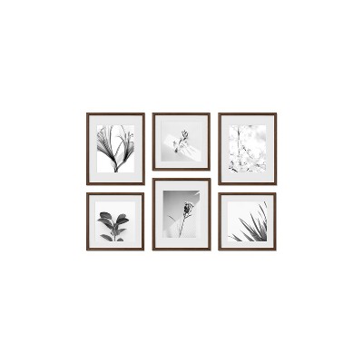 Haus and Hues Chelsea Gallery Wall Frame Set with Real Glass and Mat