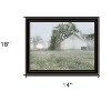 HomeRoots Green Country Morning Black Framed Print Wall Art - 3 of 4