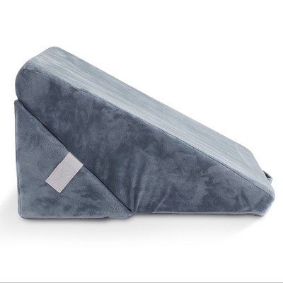 Adjustable Gray Memory Foam Bed Wedge Pillow