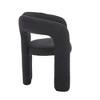 Sapphtopaz 2pc Accent Chair with Curved Round Backrest, Upholstered Living Room Chair Comfy Chair Arm Chair Furniture for Living Room - 4 of 4