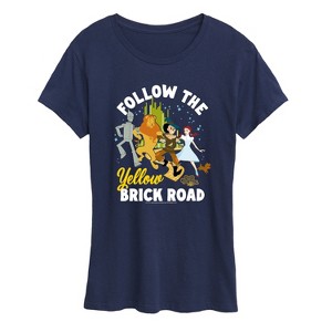Women's - The Wizard of Oz - Follow The Yellow Brick Road Short Sleeve Graphic T-Shirt - 1 of 4