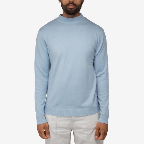 X RAY Men's Soft Slim Fit Turtleneck, Mock Neck Pullover Sweaters for  Men(Big & Tall Available) in POWDER BLUE Size Small