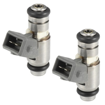 Unique Bargains 2 Pcs IWP162 Fuel Injector Replacement for Harley Davidson Softail 2004-2005 for Harley Davidson Dyna FLH FLT 2001-2010