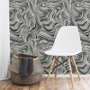 Tempaper & Co.® x Novogratz Zebra Marble Removable Peel and Stick Wallpaper, White and Black, 28 sq. ft.: Contemporary Abstract Design - image 3 of 4