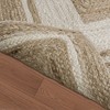 Maxax jute Door Mat，Hand Woven Area Rug, Boho Rustic Style, Natural Fiber Jute Rug Stripe for Entryway and Hallway - 3 of 3