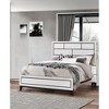 NicBex Twin/Full/Queen Geometric Design Platform Bed Frame with Headboard and Footboard,Low Profile Wood Bed Frame,No Box Spring Needed,Easy Assembly - 2 of 4
