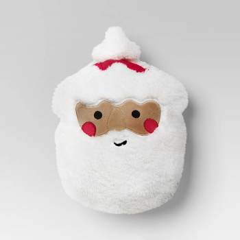 Shaped Santa Novelty Christmas Throw Pillow Red - Wondershop™