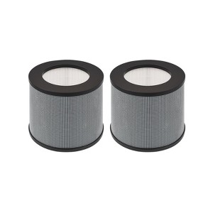 Nispira True HEPA Filter Replacement Compatible with TaoTronics TT-AP006 Air Purifier, 3 in 1 Remove Smoke, Dust, Pollen. 2 Pack - 1 of 4