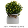 Unique Bargains Artificial Plants Baby's Breath in Pot Plastic 3.94"x3.94"x7.09" 1 Pc - 3 of 4