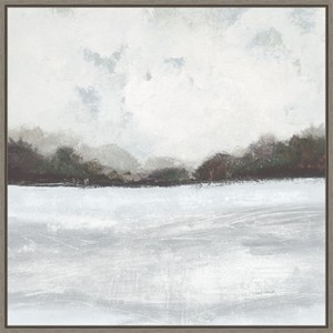 Amanti Art Snowy Field IV Neutral by Cheryl Warrick Canvas Wall Art Print Framed 22 x 22-in. - 1 of 4