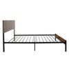 DOMETOUR Twin Size metal bed Sturdy System Metal Bed Frame,Modern style and comfort to any bedroom,black - 4 of 4