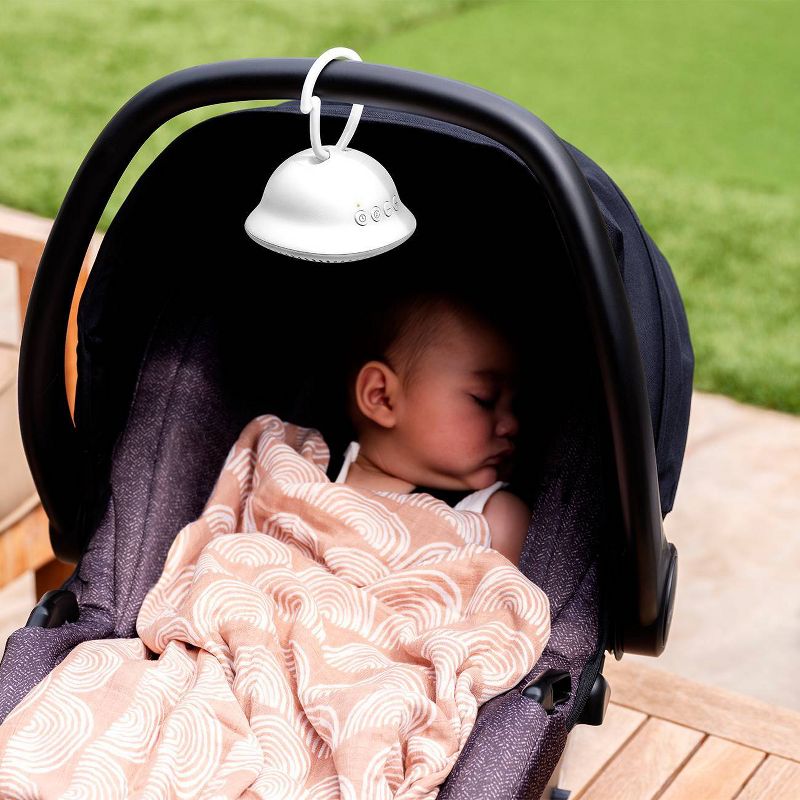 HoMedics On-The-Go-2 Portable Sound Machine and Baby Soother with Integrated Clip and 4 Relaxing Sounds, 4 of 10