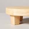 Round Footed Wood Serving Stand - Hearth & Hand™ with Magnolia - 4 of 4