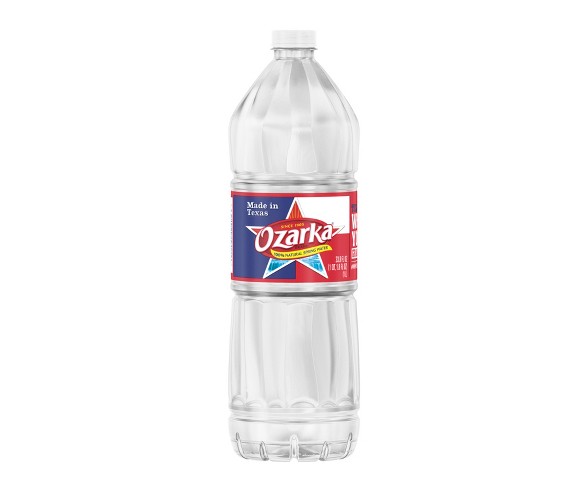 Ozarka Brand 100% Natural Spring Water - 1 Liter Bottle