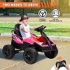 24V Ride-On Toys for Big Kids，Electric Four Wheeler，Battery Electric Car for Kids with Parent Remote,Bluetooth Music, Horn - 3 of 4