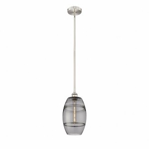 Vaz - 1 Light Stem Hung Mini Pendant In Industrial Style-9.38 Inches Tall and 8 Inches Wide - 1 of 1
