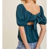 Women's Puff Sleeve Babydoll Top - WISHLIST - 2 of 3
