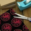 House Of Dragon Targaryen Sigil Scales Gift Wrap 30" x 72" - 4 of 4