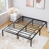 6 Inch Twin Bed Frame No Box Spring Needed, Heavy Duty Metal Platform Bed Frame Twin Size, Black - 3 of 4